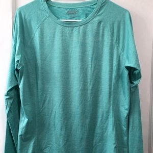 Mint green long sleeve fitted shirt gsx brand